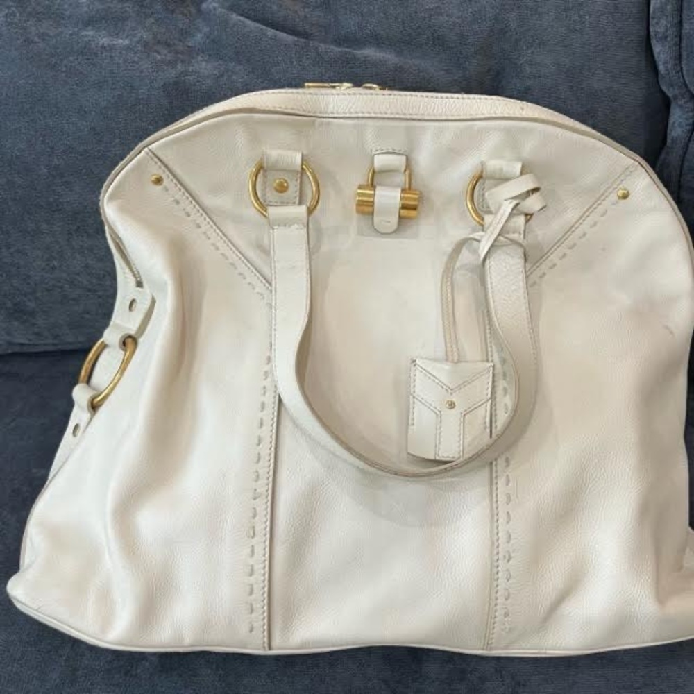 YSL Muse Leather Tote Bag